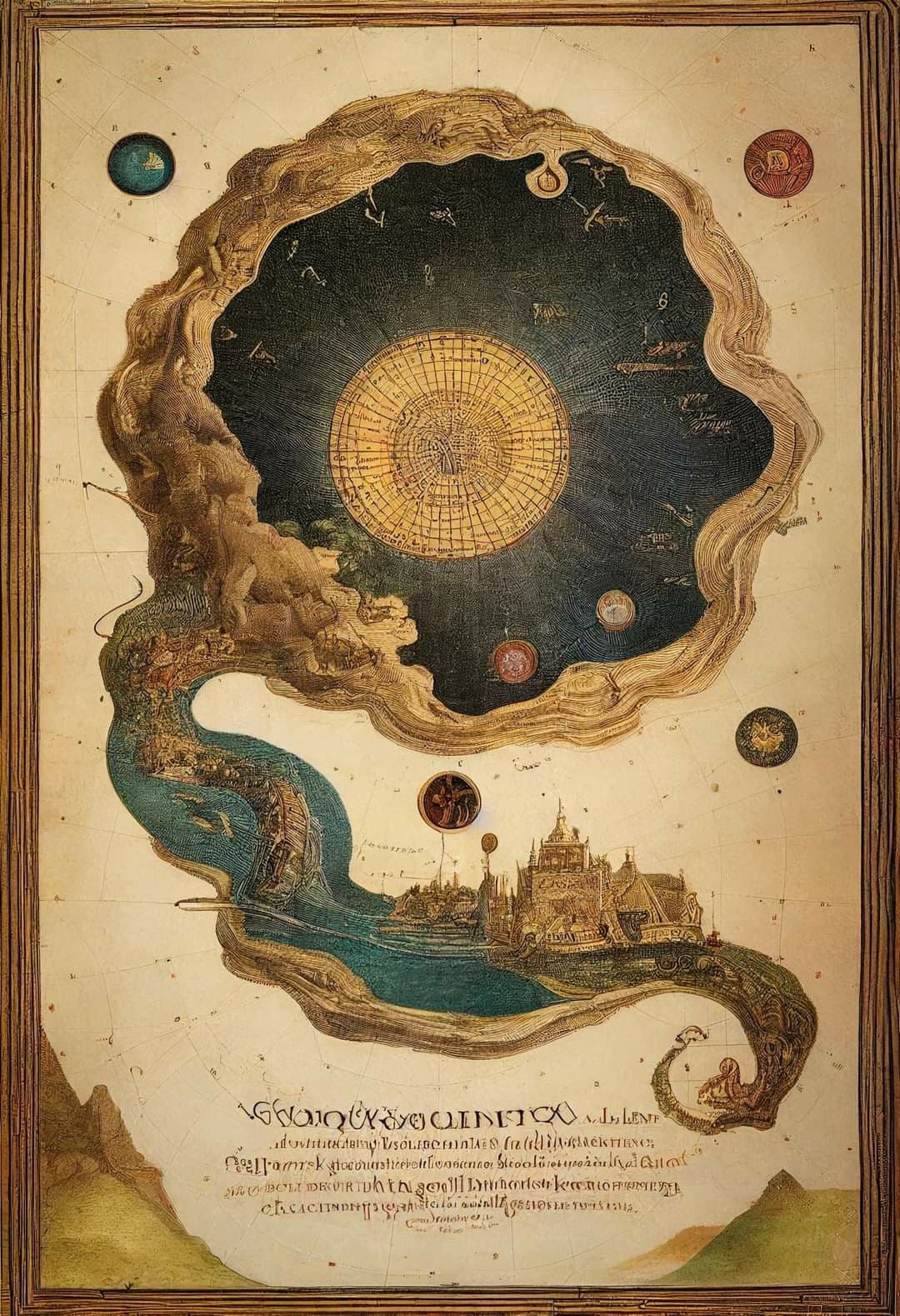 Vedic astrology symbol with constellation